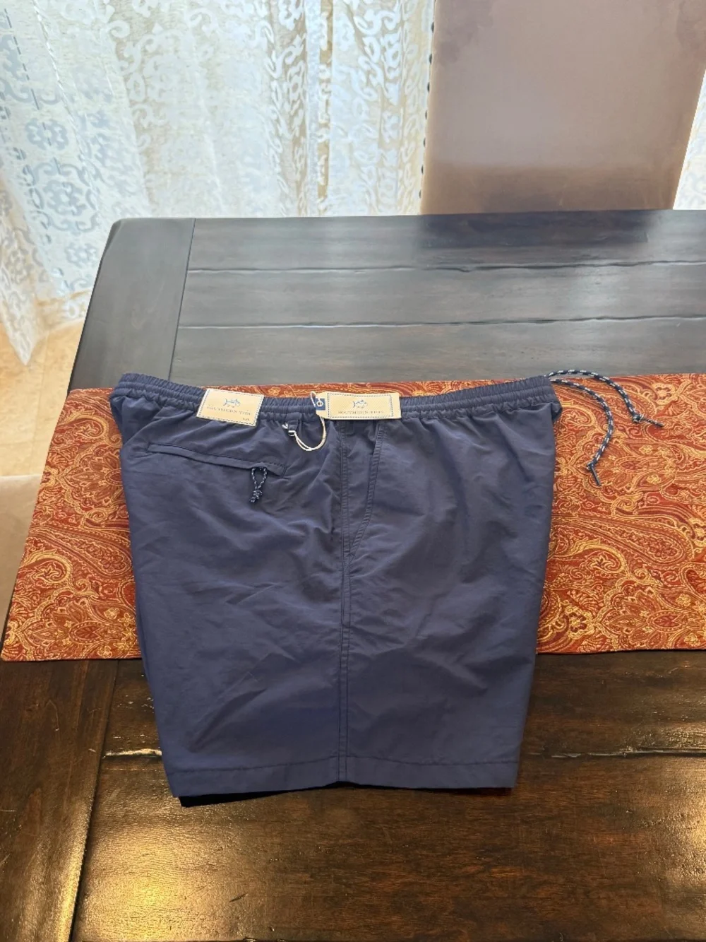 Southern Tide Men's XXL True Navy Shoreline Nylon Shorts MSRP $79